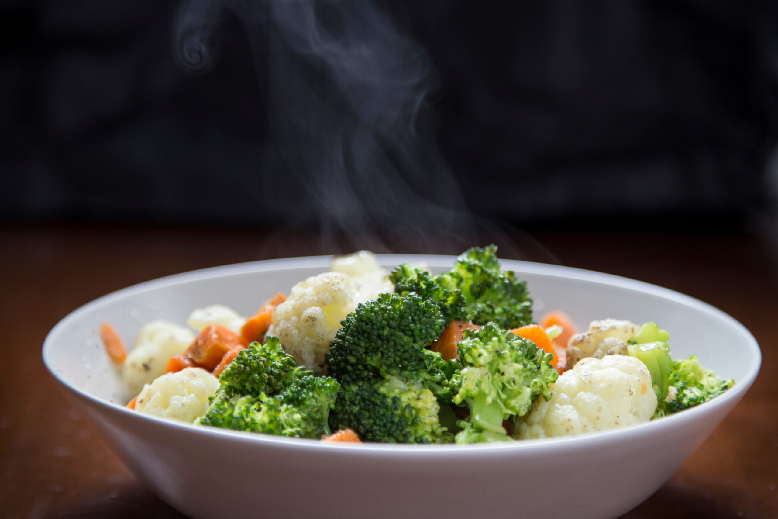 Fleurettes de brocoli et de chou-fleur à la romaine